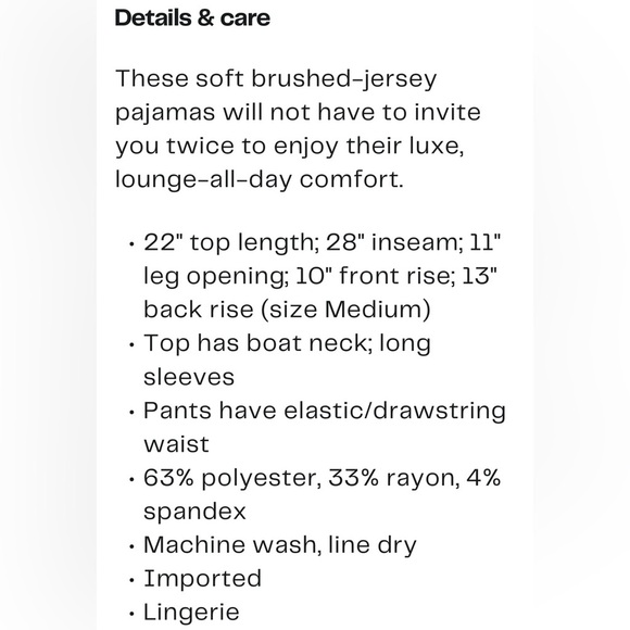 NEW! Honeydew Festive Soft White Pajama Set with Snow Ski & Tree Print - Picture 12 of 13